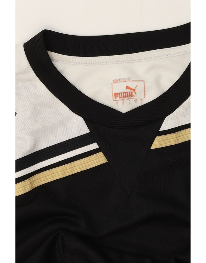 Tricou pentru bărbați Puma Top mare, negru, poliester color bloc