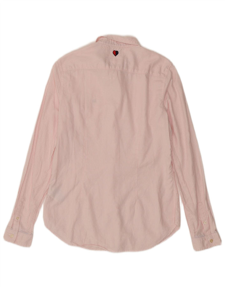 Cămașă Tommy Hilfiger pentru femei US 8 Medium Pink Striped Bumbac