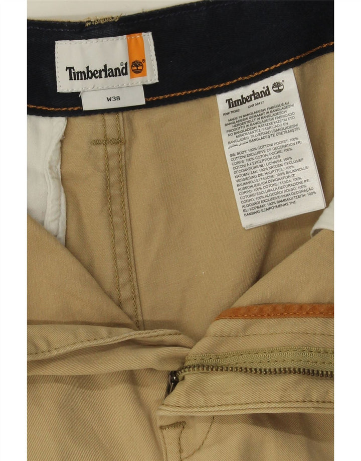 Pantaloni scurți cargo pentru bărbați Timberland W38 XL, bumbac bej
