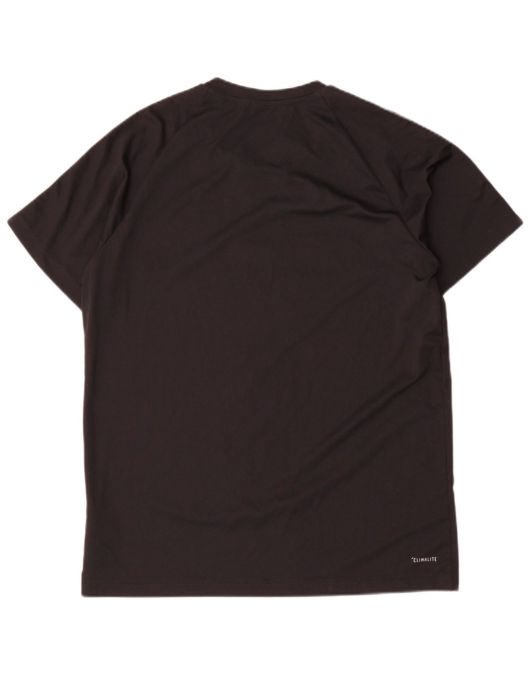 Tricou Adidas Climalite pentru bărbați Top mare din poliester negru