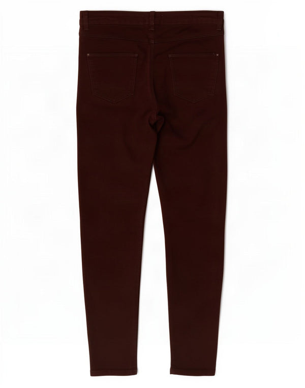 Pantaloni casual pentru femei cu talie înaltă Marks & Spencer UK 12 Medium W32 L30 Brow