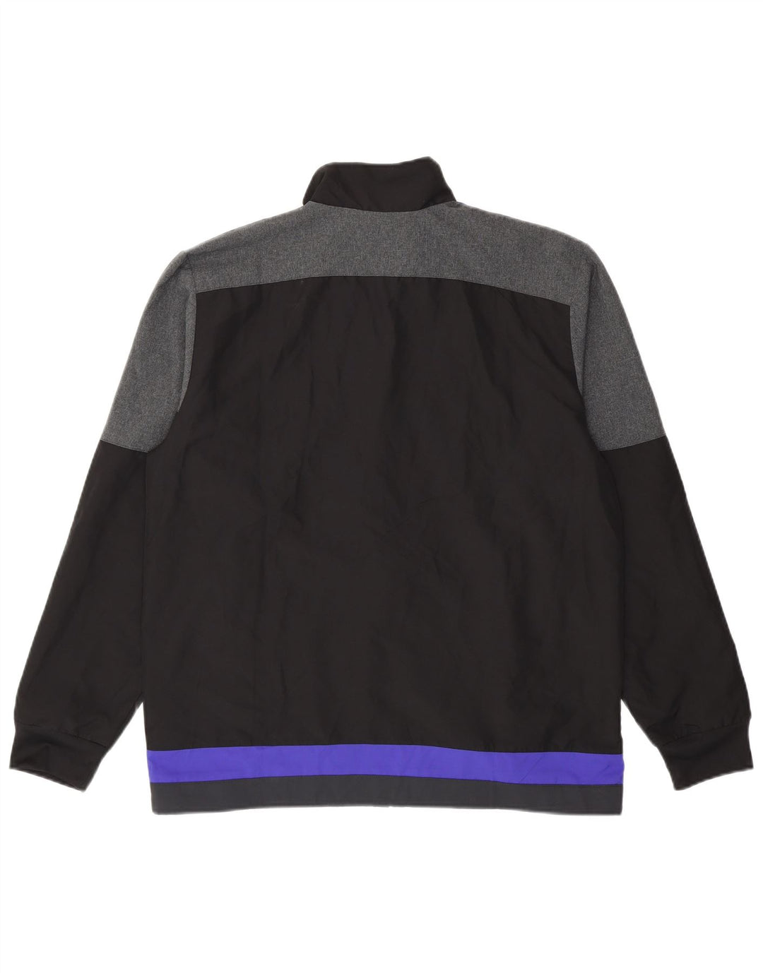 Adidas Mens All Blacks Graphic Trening Top Jachetă mare, negru, colorblock