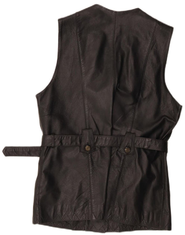 Gilet nou Fast din piele pentru femei EU 38 Medium Black Leather