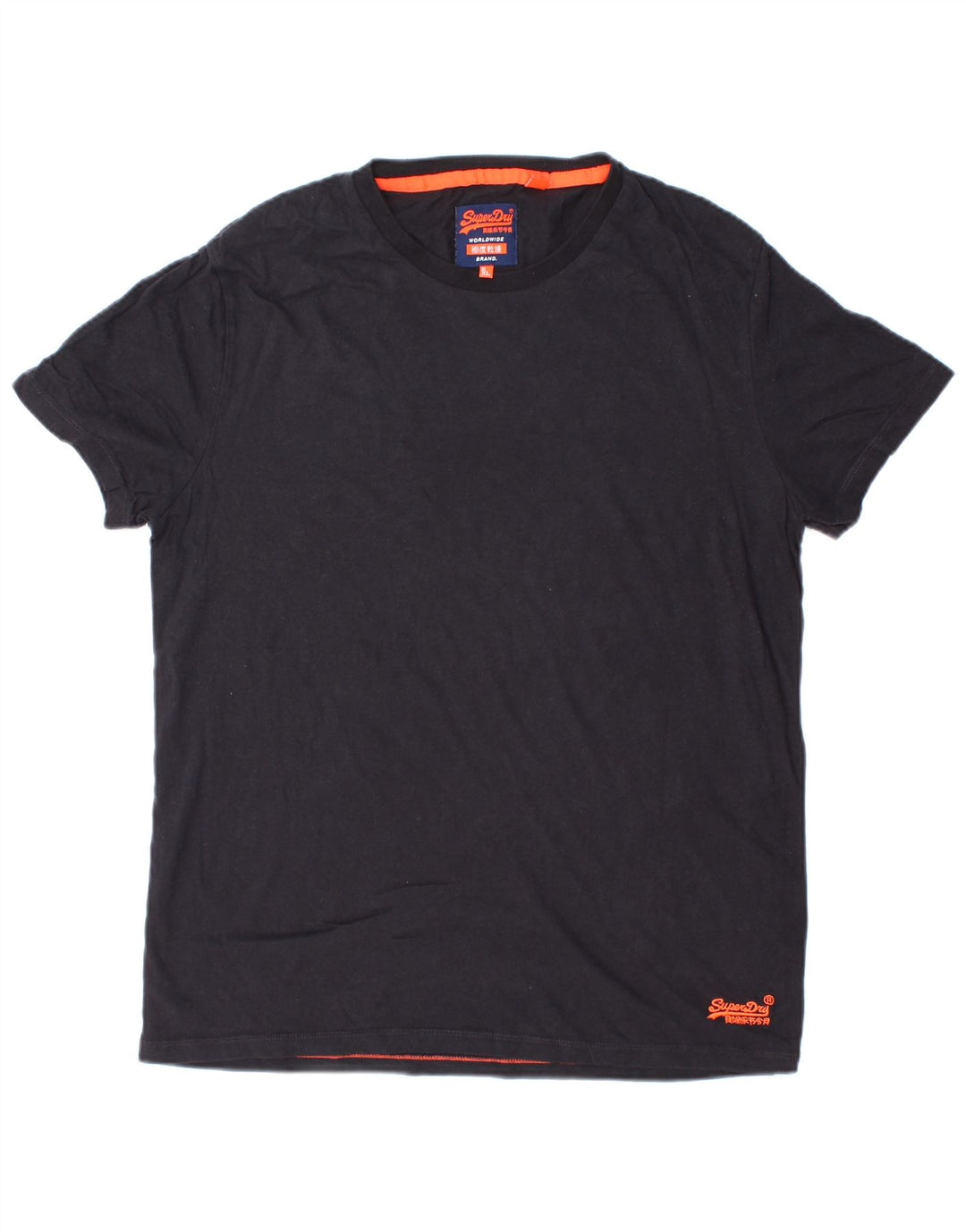 SUPERDRY Tricou Bărbați Top 2XL Bumbac Bleumarin