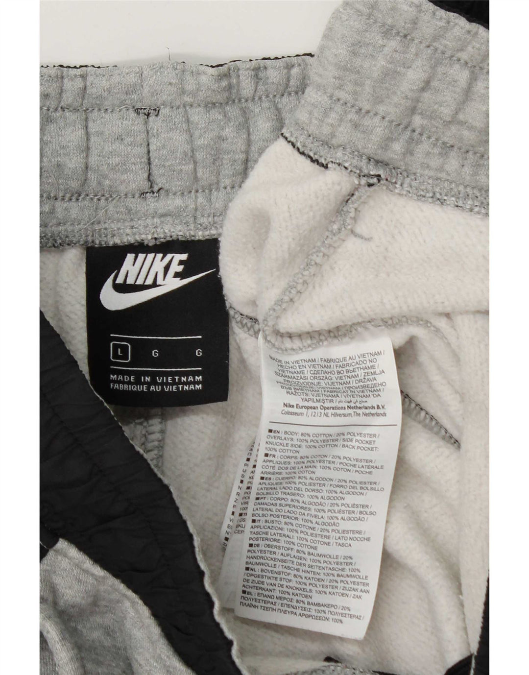 Trening complet Nike pentru bărbați, mare, gri, color block, bumbac