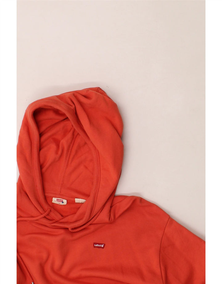 LEVI'S Mens Hoodie Jumper XS Orange Cotton Vintage Levi's and Second-Hand Levi's from Messina Hembry 
