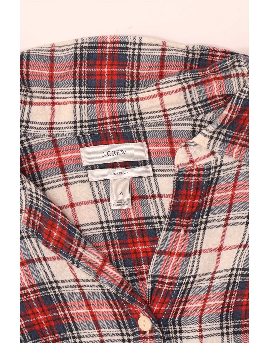 Cămașă de flanel pentru femei J. Crew US 4 Small Red Check