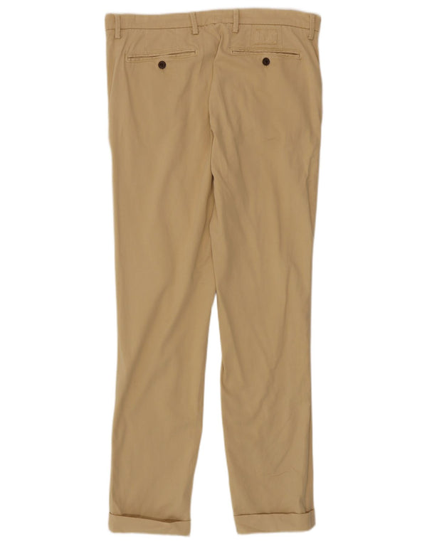 Pantaloni chino slim pentru bărbați Fred Perry L34 L30 bumbac bej