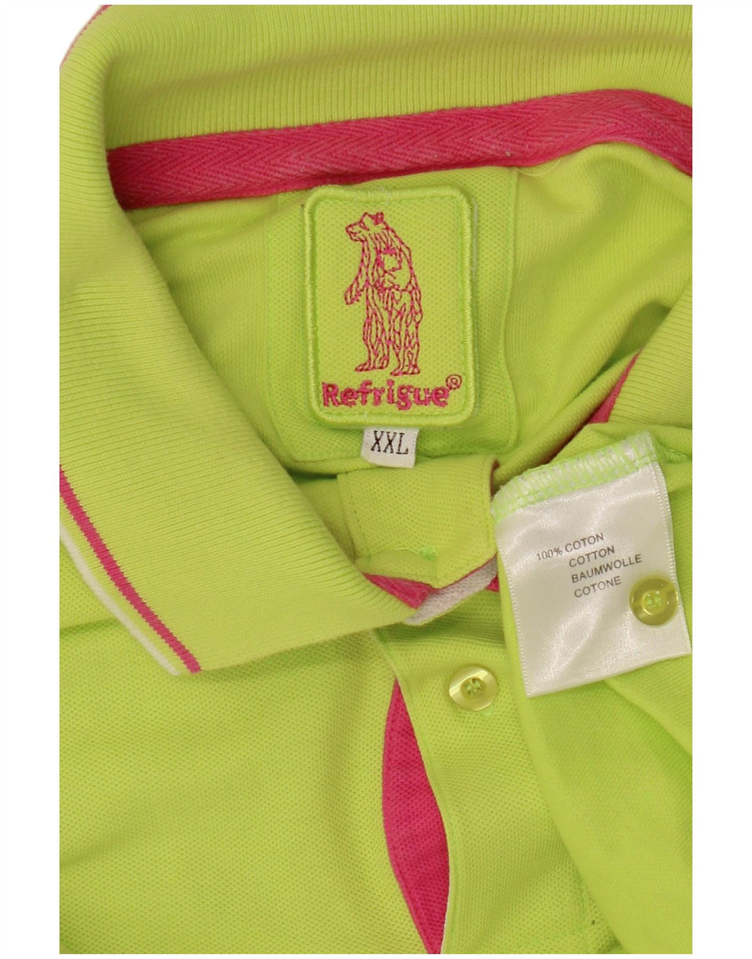 Tricou polo REFRIGUE 2XL bumbac verde