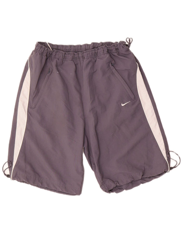 Pantaloni scurți sport Nike pentru bărbați XL, gri, blocuri de culoare