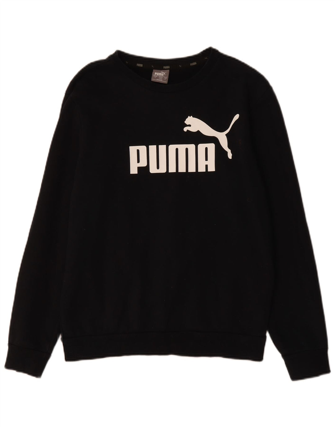 Hanorac grafic pentru bărbați PUMA Jumper mic, negru, bumbac
