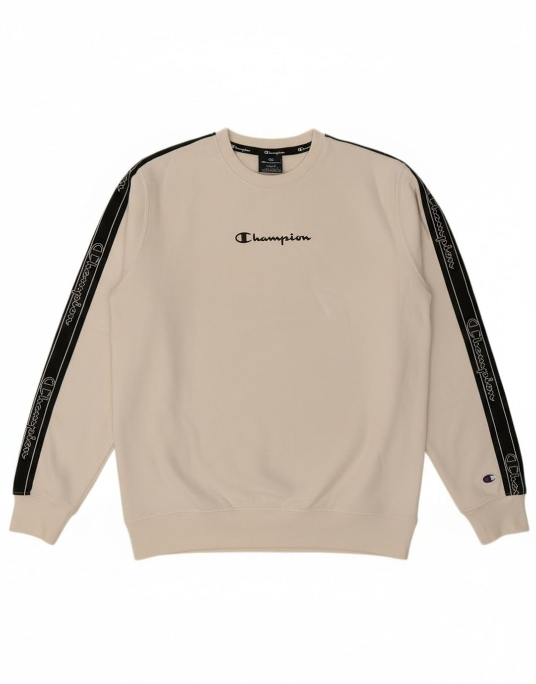 Pulover cu grafic pentru bărbați Champion Pulover mic, alb, color block, bumbac