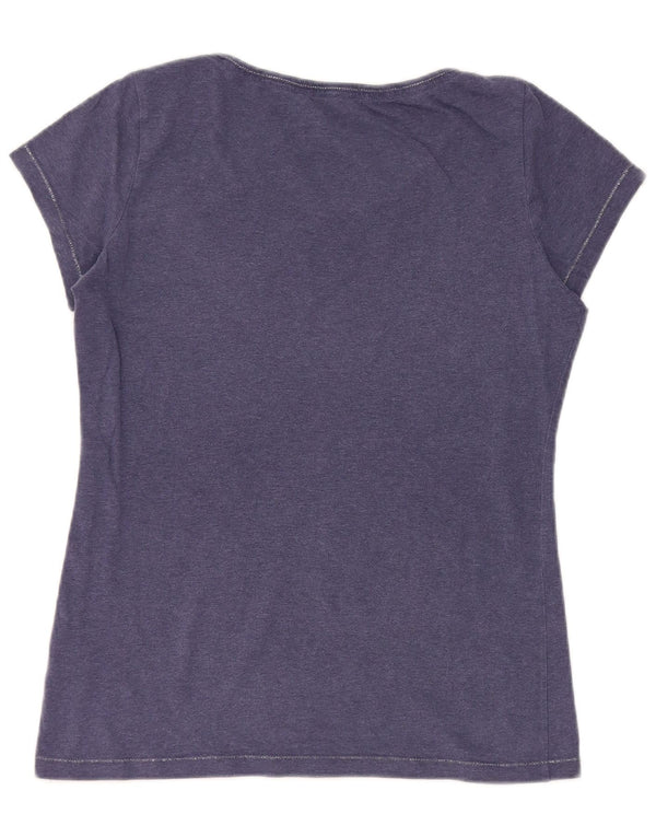 Tricou grafic Lotto pentru femei Top UK 10 mic Bumbac bleumarin