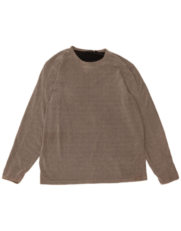 ROHAN Top pentru bărbați cu mânecă lungă, mare, gri, poliester