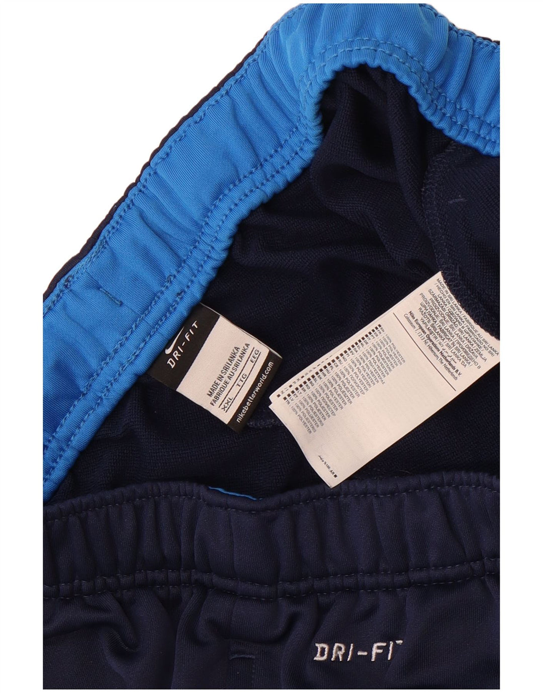 Pantaloni de trening Nike Dri Fit pentru bărbați 2XL, poliester bleumarin
