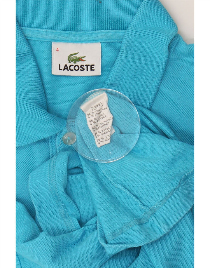LACOSTE Mens Polo Shirt Size 4 Medium Blue Cotton Vintage Lacoste and Second-Hand Lacoste from Messina Hembry 