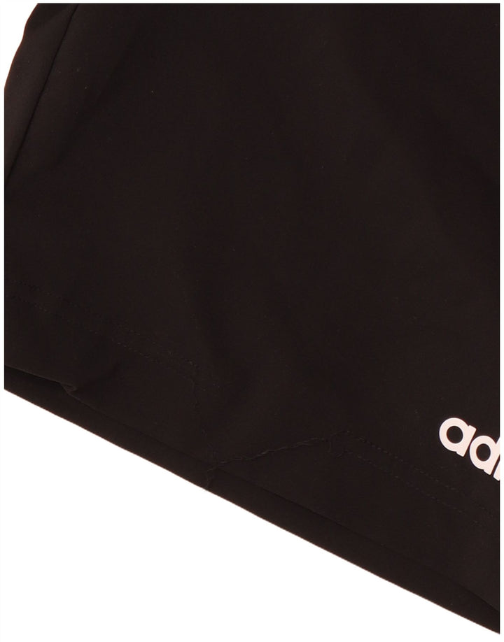Pantaloni scurți sport ADIDAS pentru bărbați, poliester negru mic