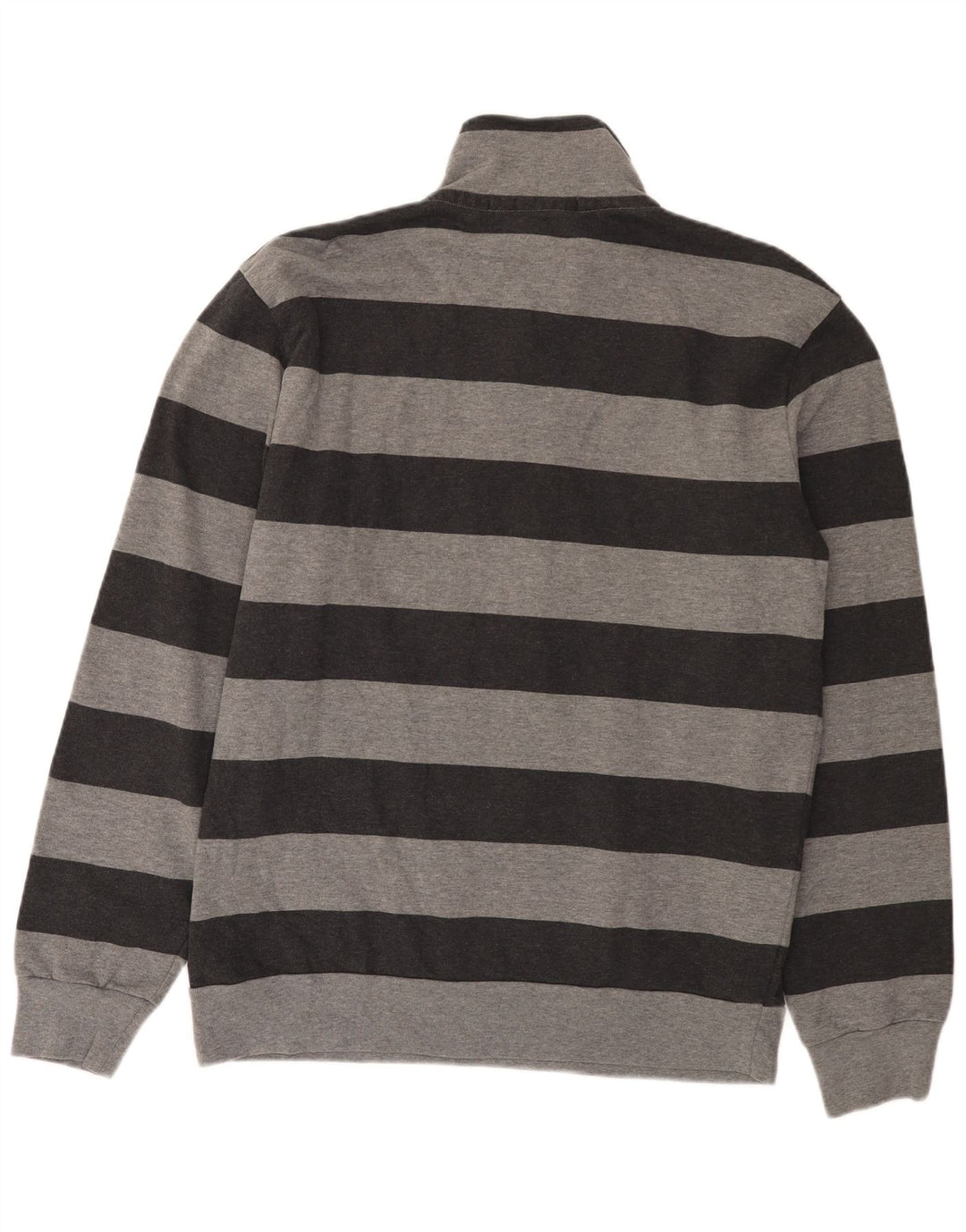 Pulover pentru bărbați North Sails, cu gât cu nasturi, 2XL, bumbac cu dungi gri