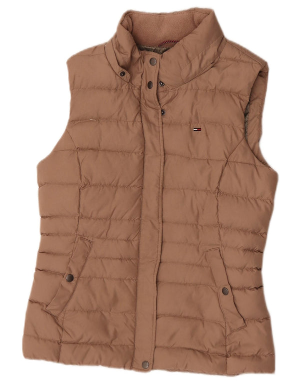 Gilet căptușit pentru femei Tommy Hilfiger UK 12 Medium Bej Poliester