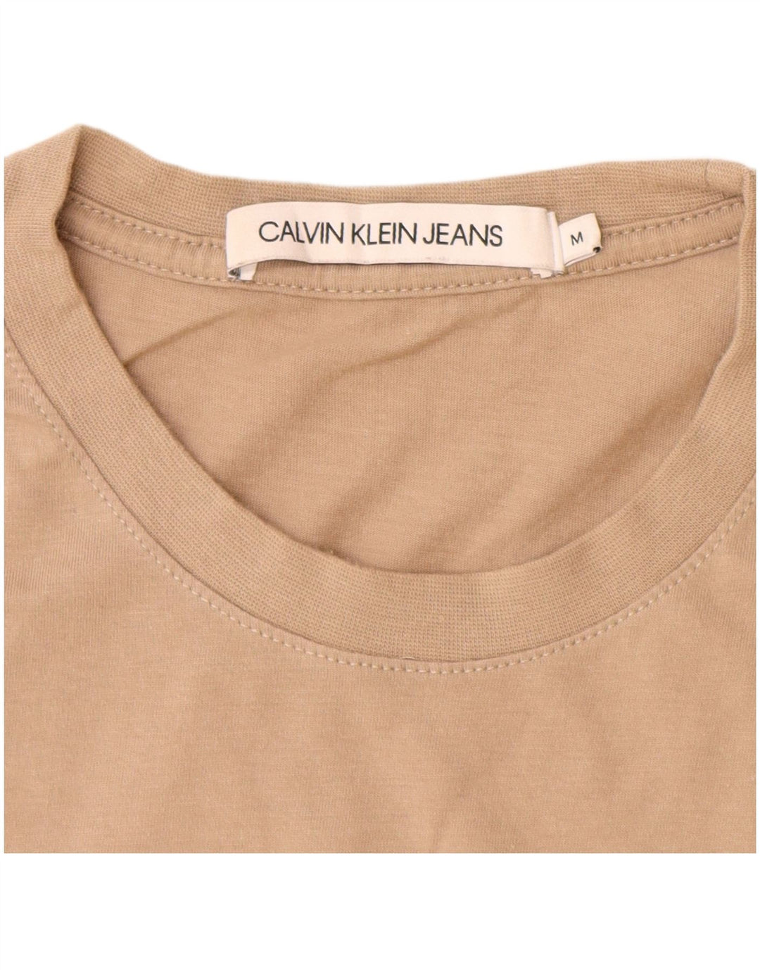 CALVIN KLEIN JEANS Tricou grafic pentru bărbați Top din bumbac maro mediu
