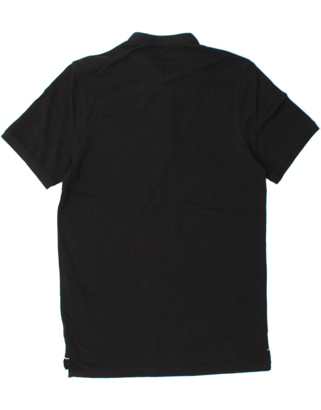 JACK & JONES Mens Polo Shirt Medium Black Cotton Vintage Jack & Jones and Second-Hand Jack & Jones from Messina Hembry 