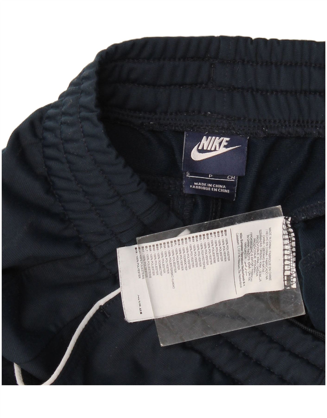 Pantaloni de trening Nike pentru femei UK 10 Poliester bleumarin mic