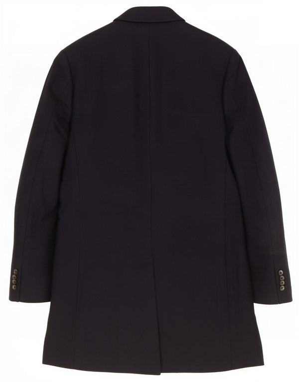 Paul Smith Womens Oversized Overcoat UK 10 Small Navy Blue