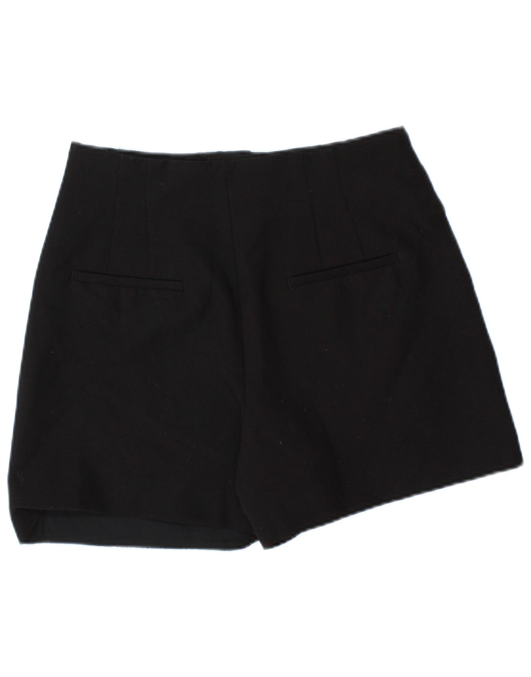 Pantaloni scurți chino pentru femei Zara Medium W28 Poliester negru