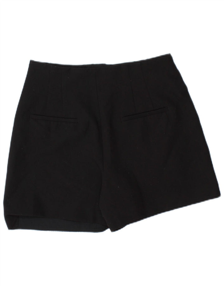 Pantaloni scurți chino pentru femei Zara Medium W28 Poliester negru