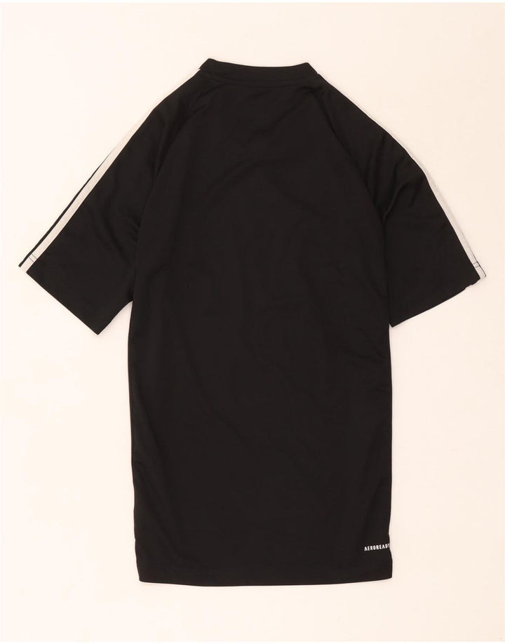 Tricou cu grafică Adidas Aeroready pentru bărbați Top mic poliester negru
