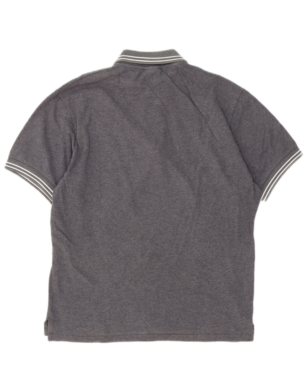Tricou polo cu grafică pentru bărbați Franklin & Marshall, gri mediu