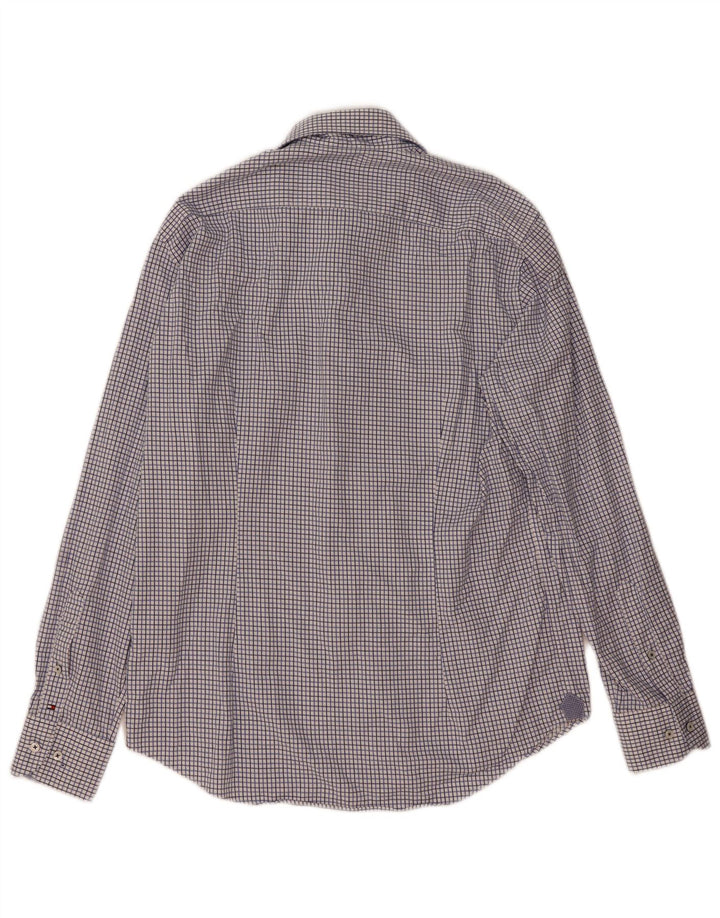 Cămașă pentru bărbați Tommy Hilfiger Mărimea 41/16 Lung Blue Check