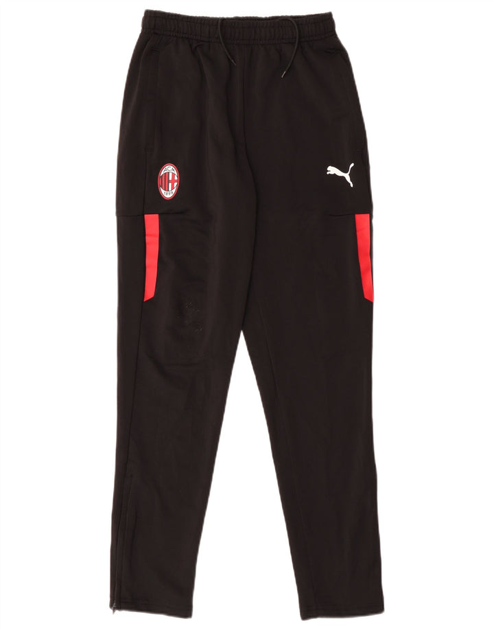 Pantaloni de trening Puma AC Milan pentru băieți 11-12 ani, negru, color block