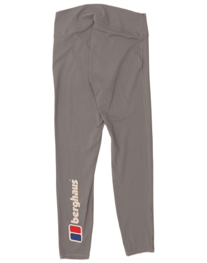 Leggings cu grafic pentru femei Berghaus UK 16, mare, gri, poliester