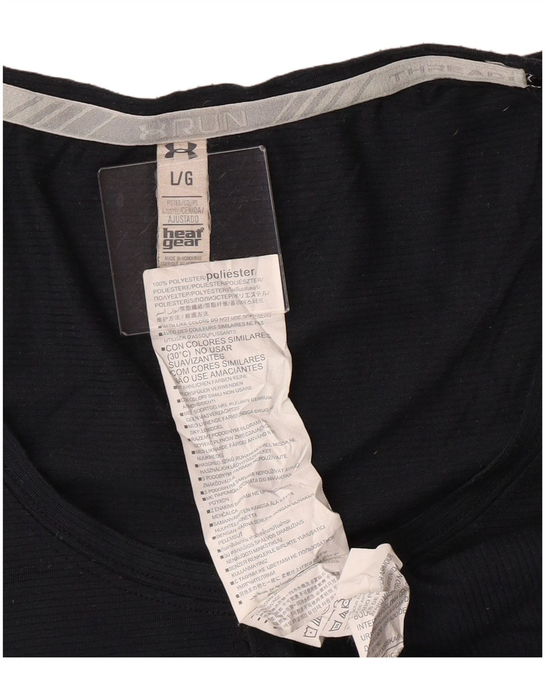 Tricou Under Armour pentru femei Top UK 16 Large Black Polyester