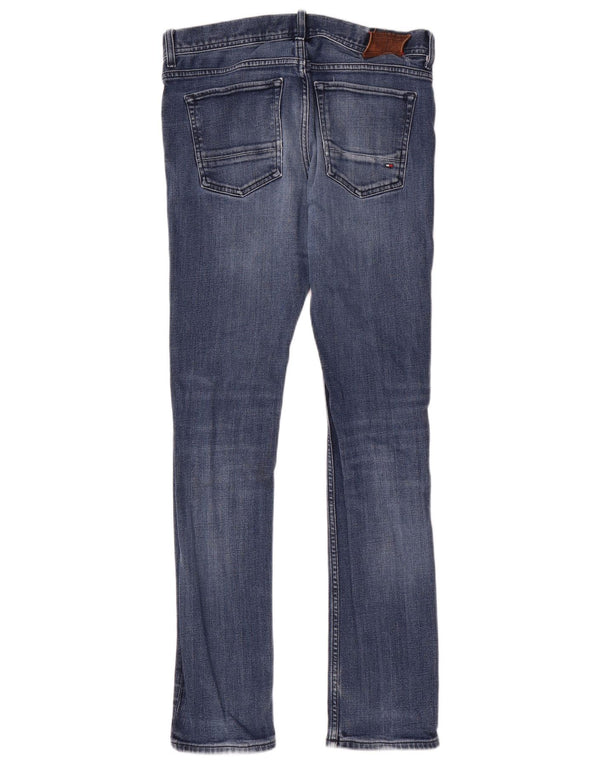Blugi Tommy Hilfiger pentru femei Bleecker Slim W30 L32 Bumbac albastru