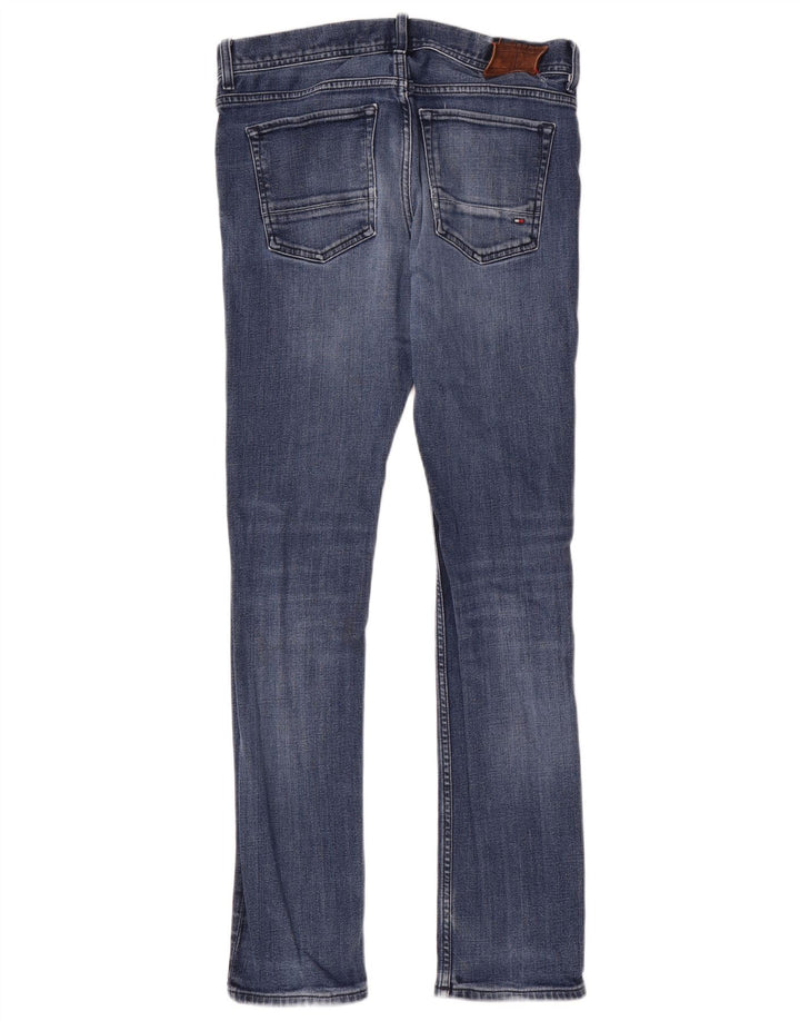 Blugi Tommy Hilfiger pentru femei Bleecker Slim W30 L32 Bumbac albastru