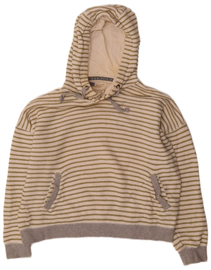 Pulover supradimensionat pentru femei ROXY UK 16, mare, bumbac cu dungi alb