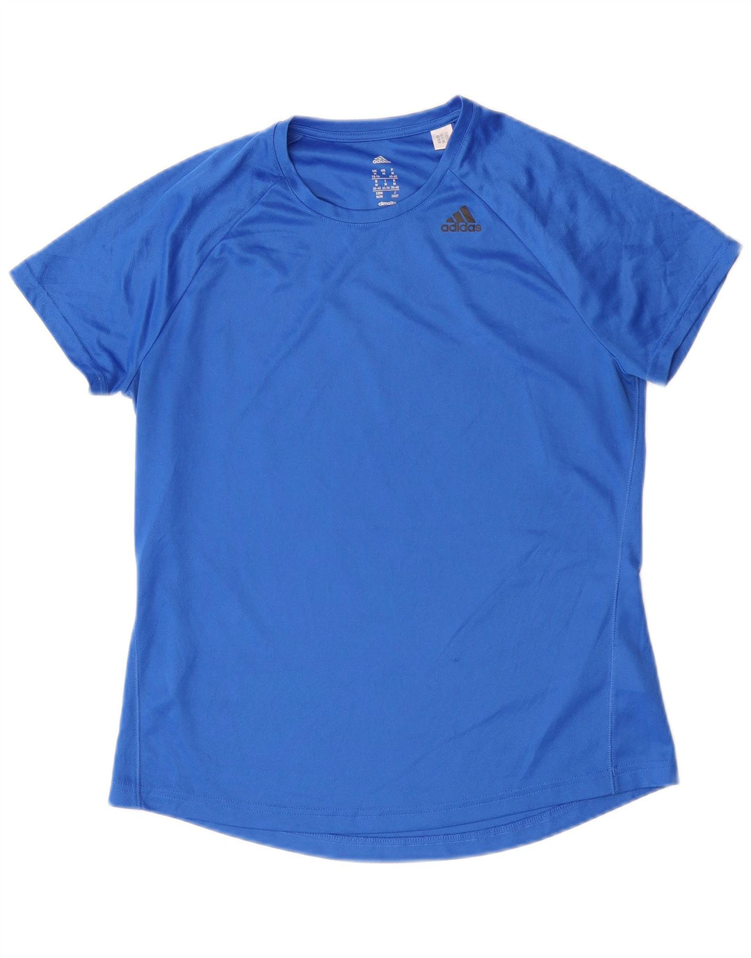 Tricou Adidas Climalite pentru femei Top UK 12/14 Medium Blue Poliester