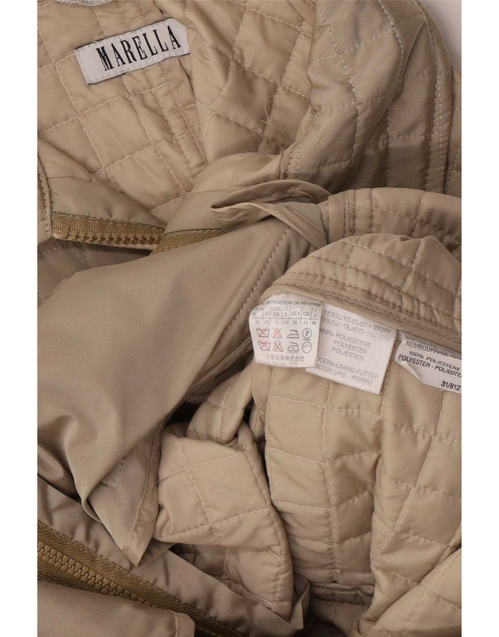 Jachetă matlasată pentru femei Marella UK 14 Medium Bej Poliester