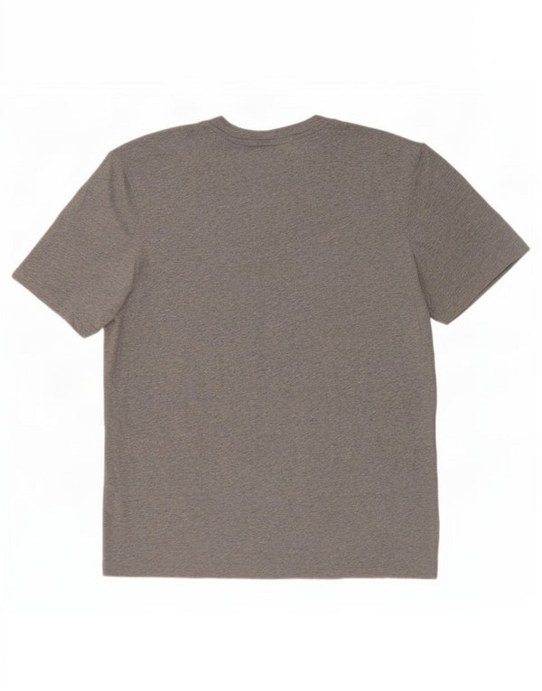 Adidas Mens T-Shirt Top Medium Grey Cotton