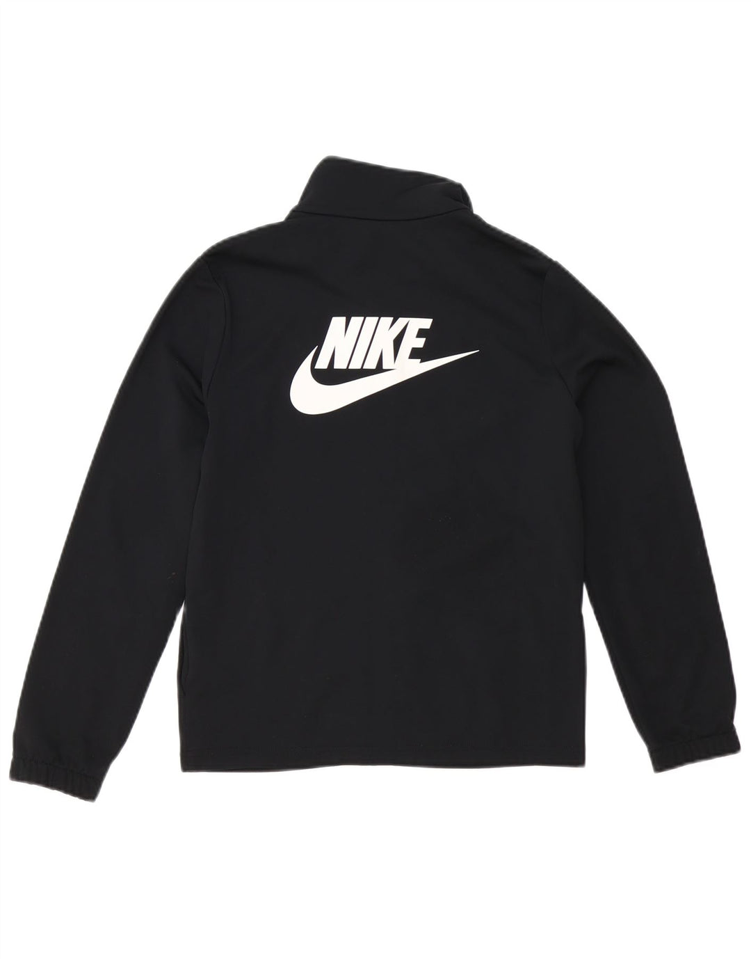 Jachetă de top pentru trening grafic Nike pentru băieți 12-13 ani, mare, negru, poliester