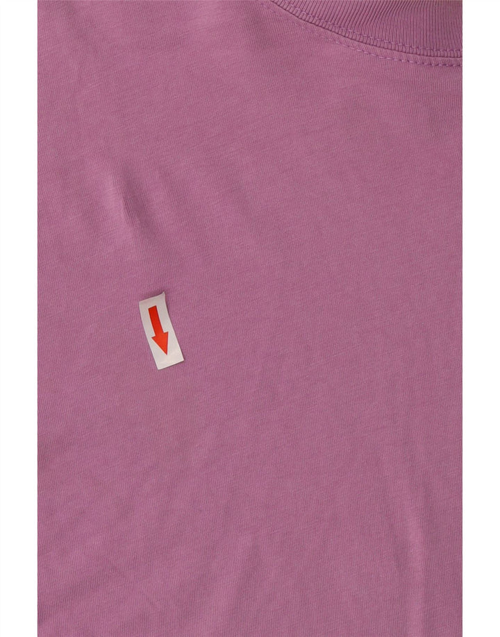 Tricou supradimensionat pentru femei Nike UK 14 Bumbac violet mediu