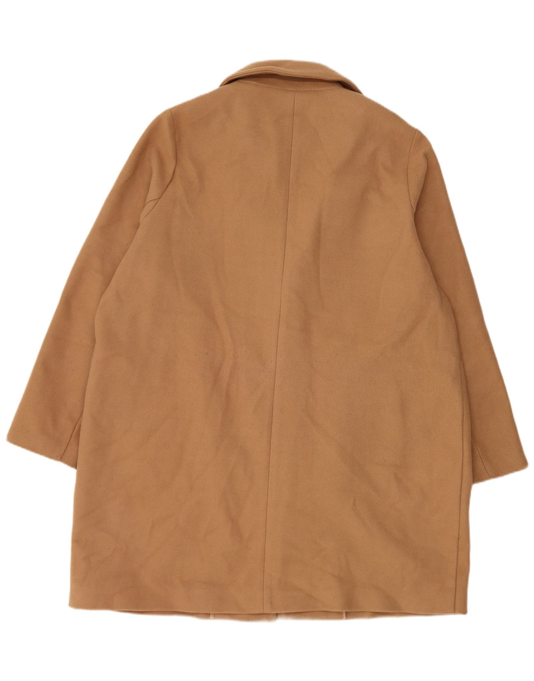 MARKS & SPENCER Womens Overcoat UK 20 2XL  Brown Polyester