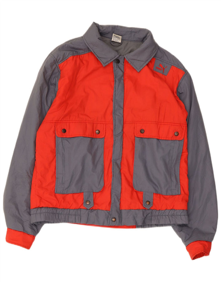 Jachetă bomber pentru bărbați Puma UK 40, mare, gri, poliester color bloc