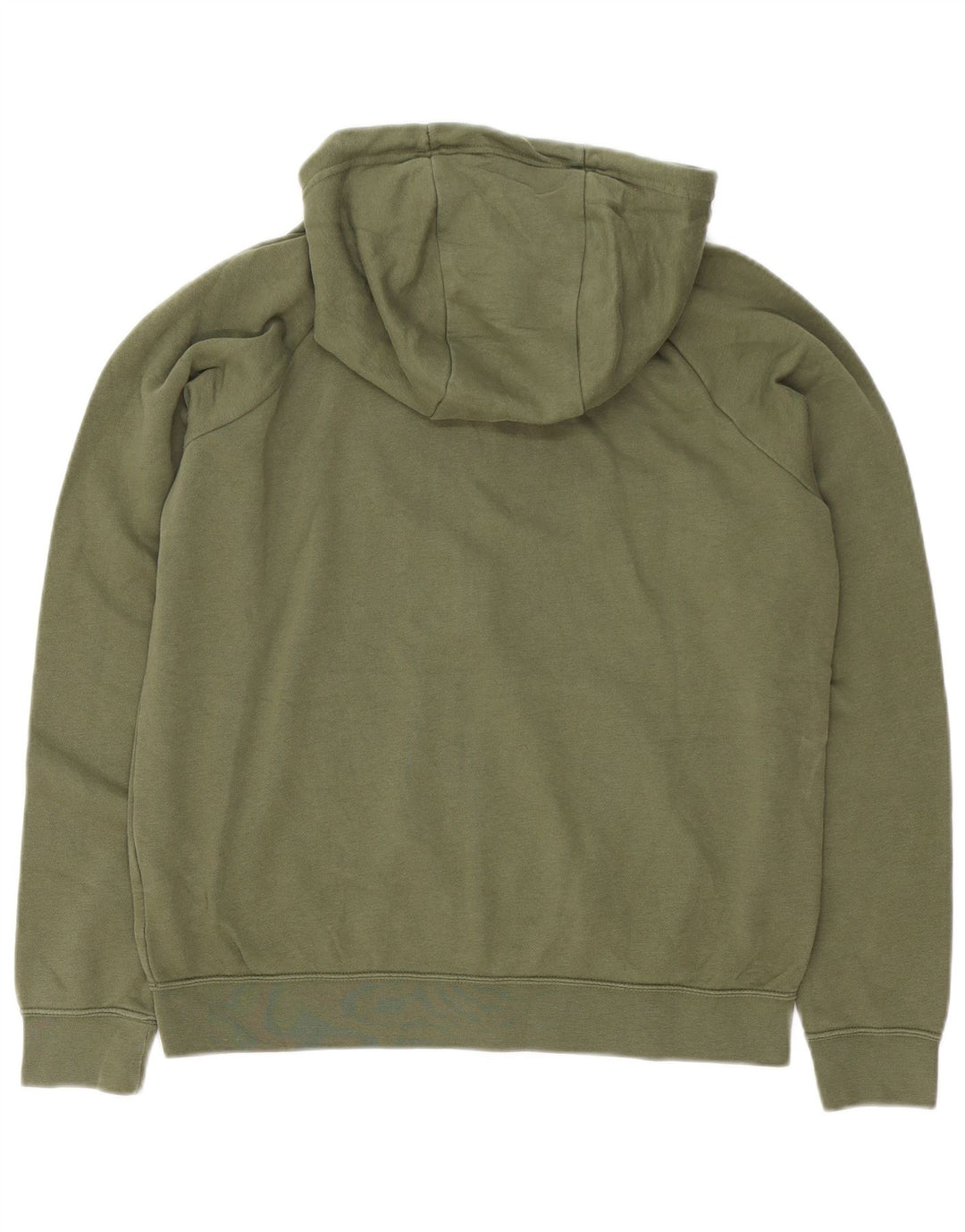Pulover Nike pentru bărbați, cu fermoar, bumbac verde mediu