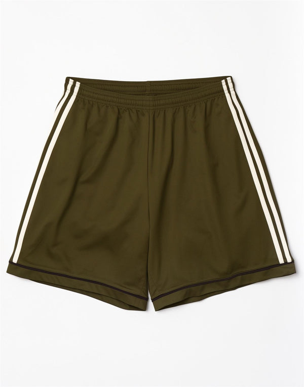 Pantaloni scurți sport pentru bărbați Adidas Climalite Sport mari, kaki, poliester