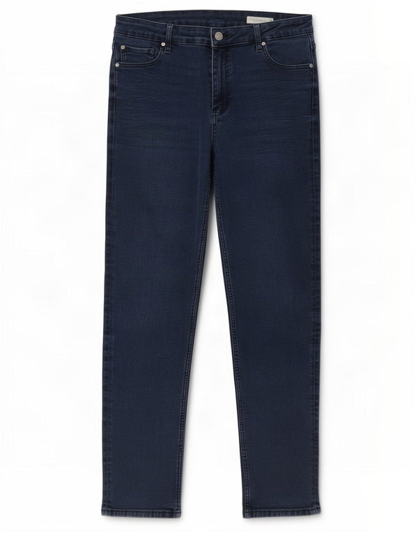 Blugi drepti pentru femei Marks & Spencer UK 16 Large W32 L29 Bleumarin