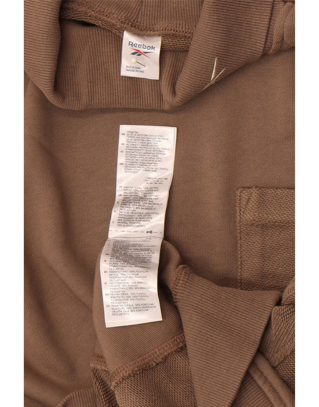 Pulover pentru femei Reebok cu gât rulat supradimensionat, Marea Britanie 16/18 Maro mare