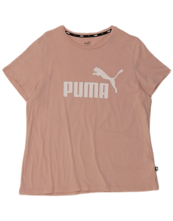 Tricou cu grafic Puma pentru femei, UK 18 XL, bumbac roz